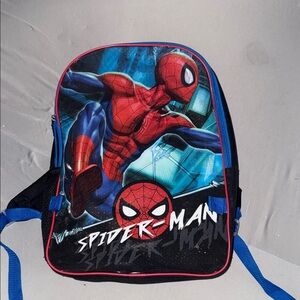 Marvel Spider-Man Kids Backpack - Blue & Red